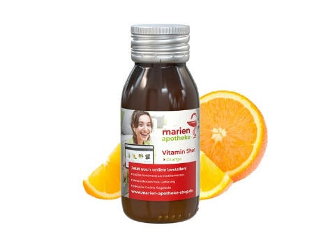 60 ml Vitamin-Shot "Orange" Werbeartikel