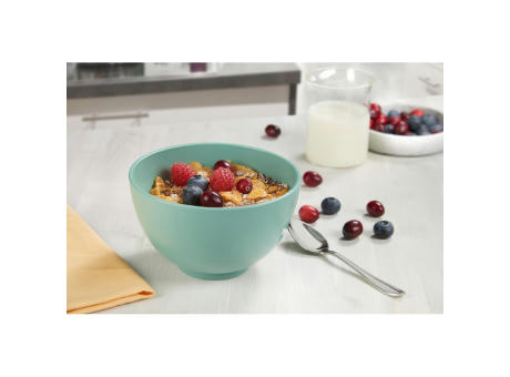 Bio-Müslischale "1 Colour" matt Werbeartikel