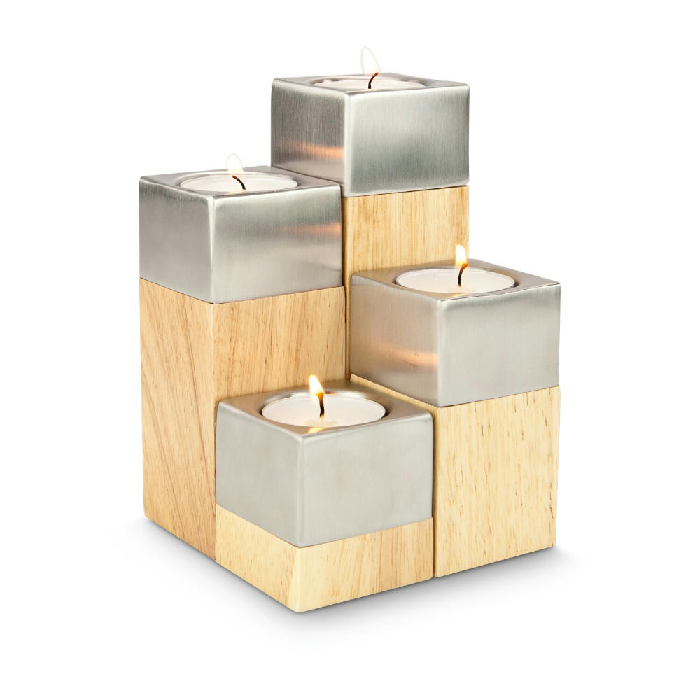 Product image ROMINOX® 4er Teelicht-Set // Luce Werbeartikel