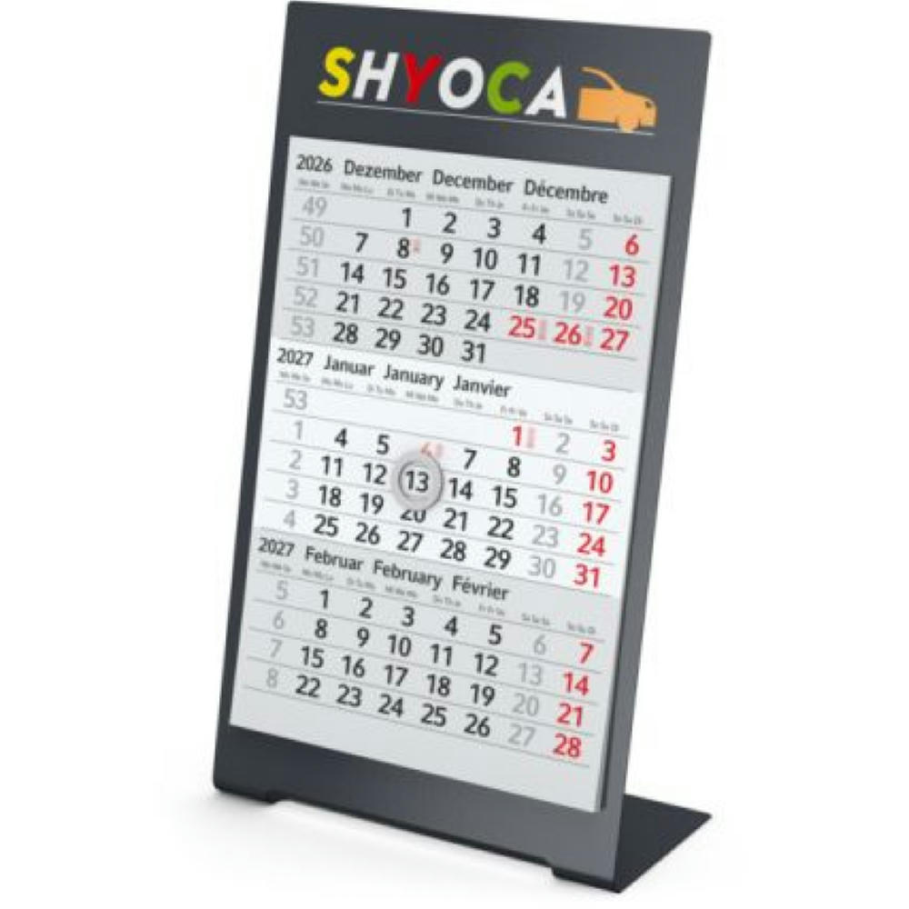 Product image Tischkalender Desktop 3 Color Bestseller Werbeartikel