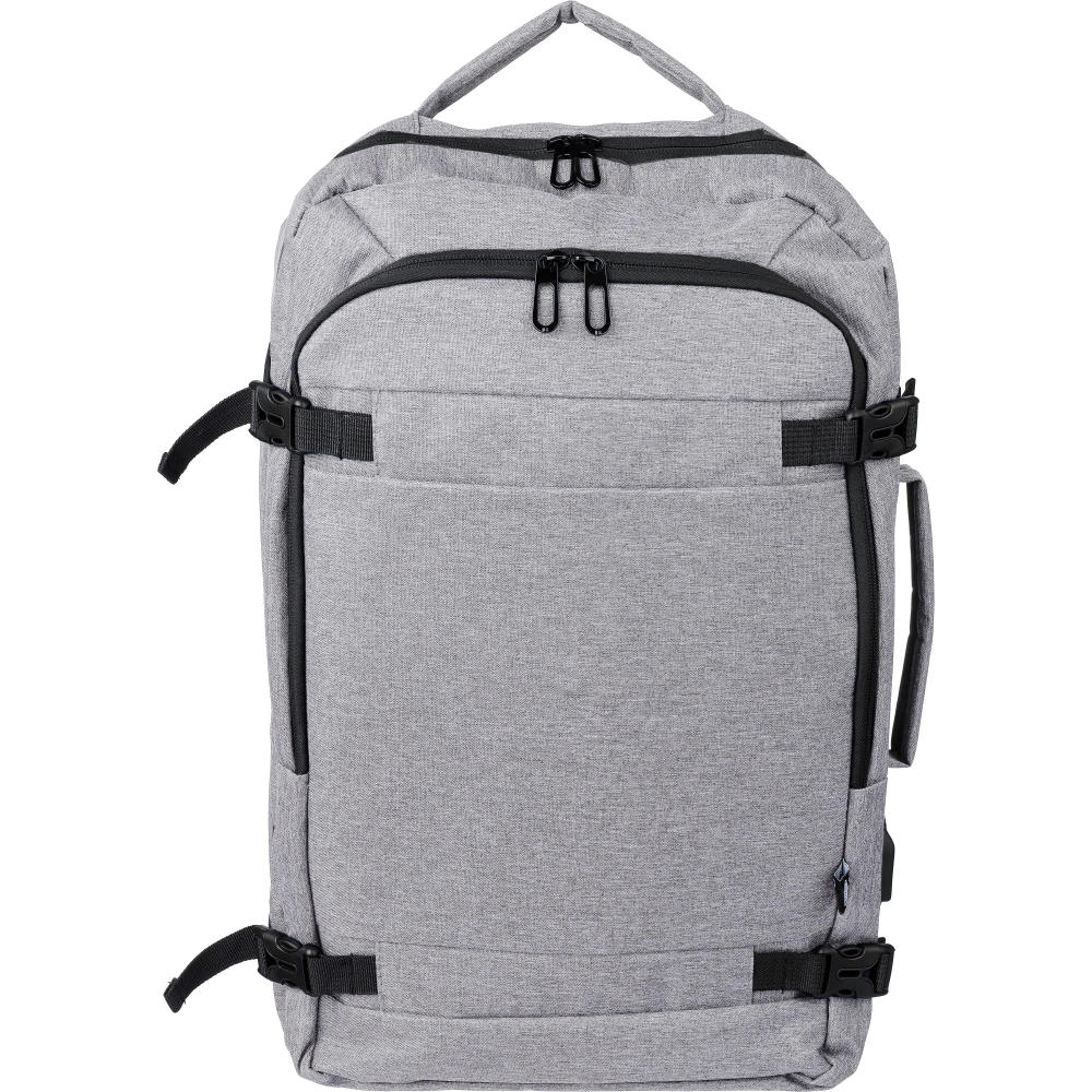 Product image rPET-Polyester (300D) Rucksack Malcolm Werbeartikel