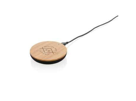 Bamboo X 5W Wireless Charger Werbeartikel