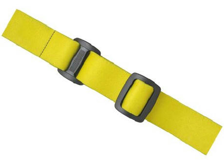 Elastisches Band 2,5cm für Stirnlampe 3W 'Sirius', grün Werbeartikel