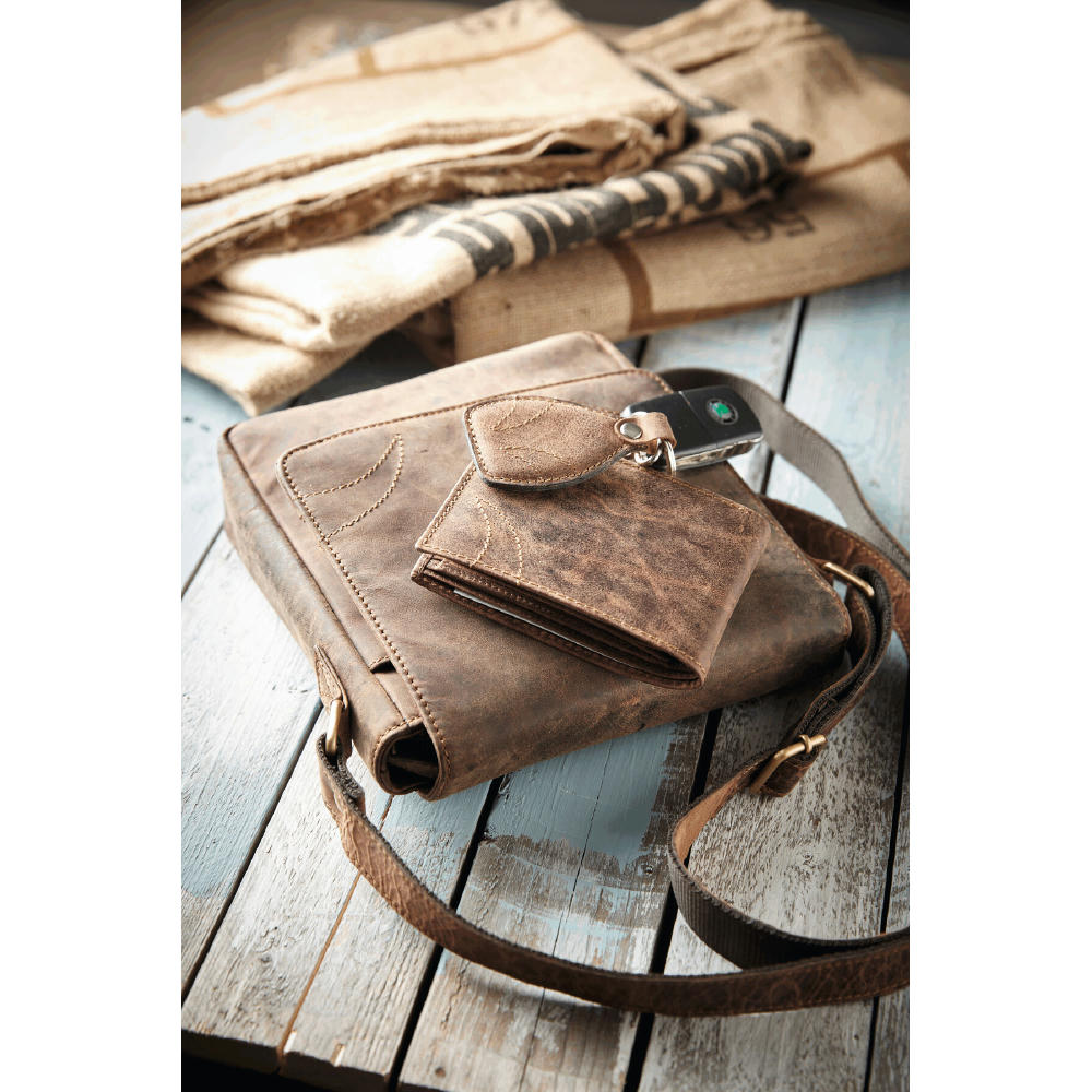 WILDERNESS - Echtleder-Tasche Werbeartikel