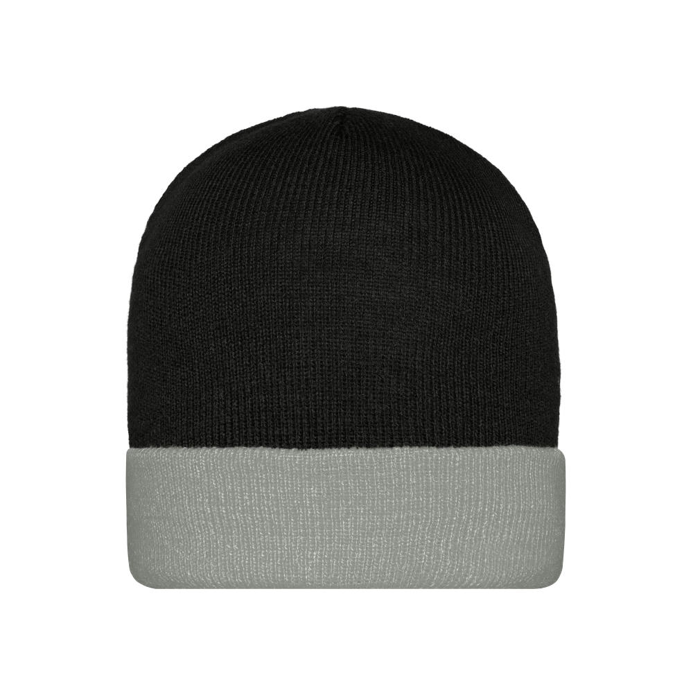 Product image Knitted Cap - Klassische Strickmütze mit Umschlag Werbeartikel