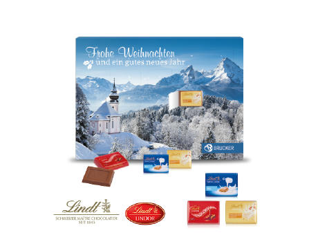 Wand-Adventskalender "Lindt Exklusiv" Werbeartikel