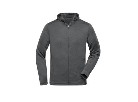 Men's Sports Zip Hoody - Modische Kapuzenjacke aus 100% recyceltem Polyester für Sport und Freizeit Werbeartikel
