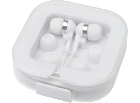 Product image Dofida kabelgebundene Ohrhörer Typ-C mit Aufbewahrungsbox aus recyceltem Kunststoff Werbeartikel