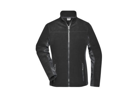 Product image Ladies' Workwear Fleece Jacket - STRONG - - Strapazierfähige Fleecejacke im Materialmix Werbeartikel