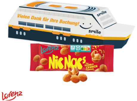 3D Präsent "Schiff" mit Lorenz Nic Nac's Werbeartikel