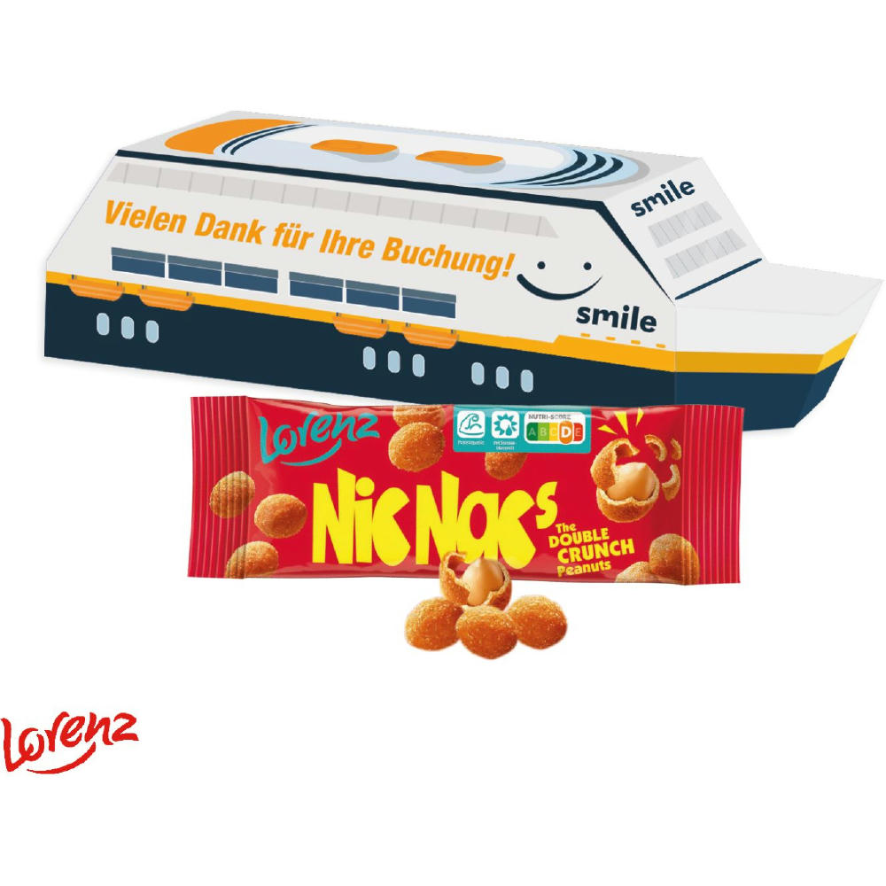 Product image 3D Präsent "Schiff" mit Lorenz Nic Nac's Werbeartikel