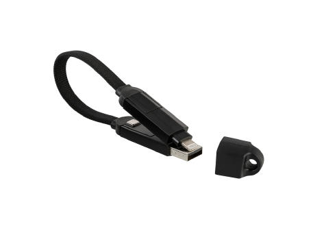 4-in-1 Ladekabel REEVES-MIXCO METAL bedrucken
