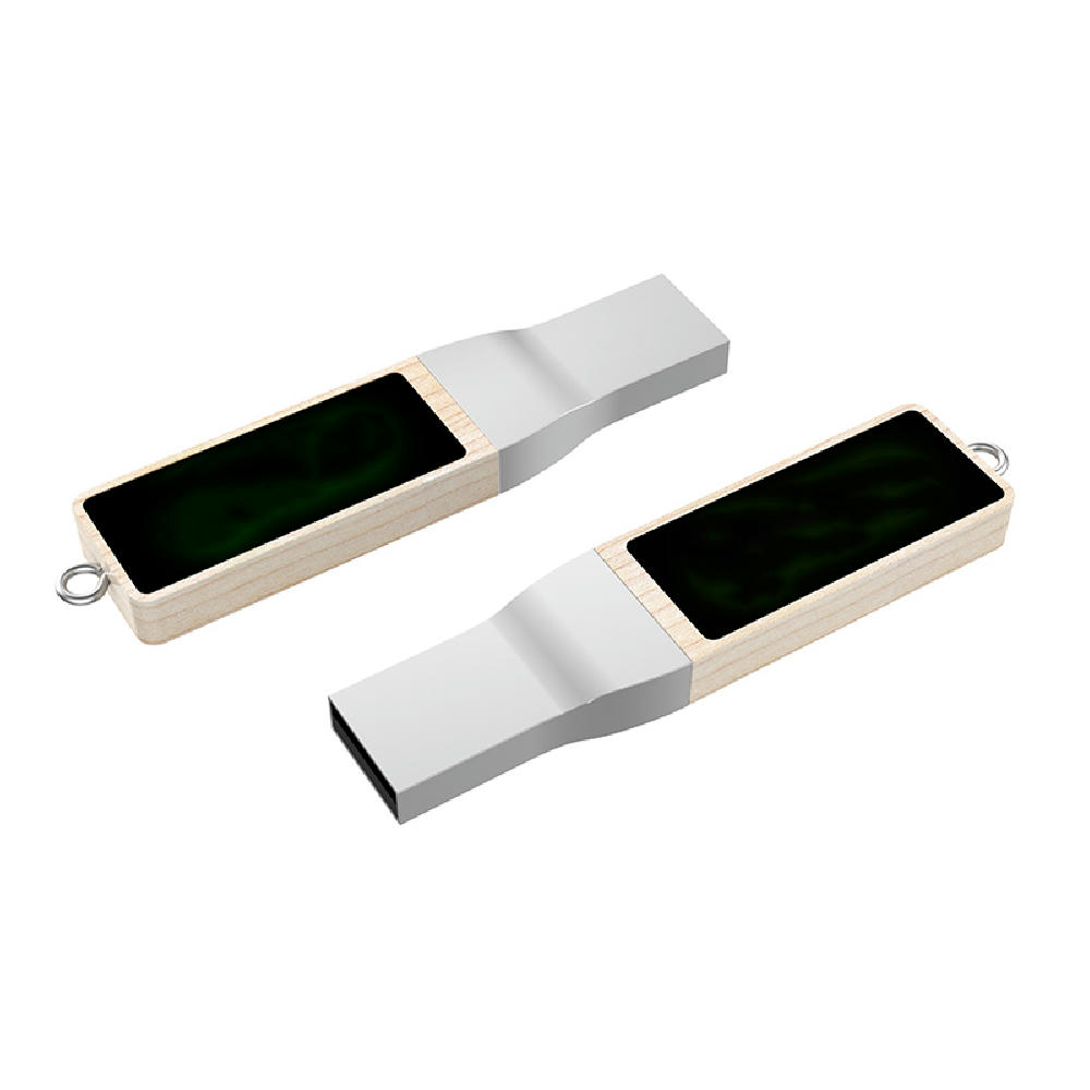 USB-Stick LED 10 USB 2.0 COB   1 GB Ahorn Werbeartikel