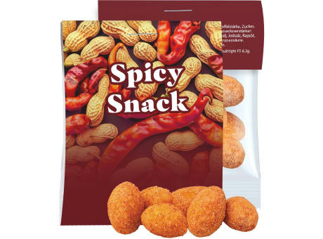 Product image Erdnüsse Chili, ca. 10g, Express Midi-Tüte mit Werbereiter Werbeartikel