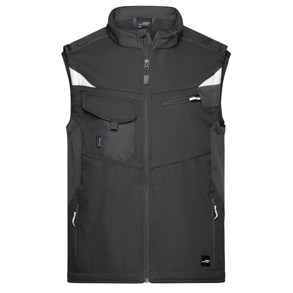 Product image Workwear Softshell Vest - STRONG - - Professionelle Softshellweste mit hochwertiger Ausstattung Werbeartikel