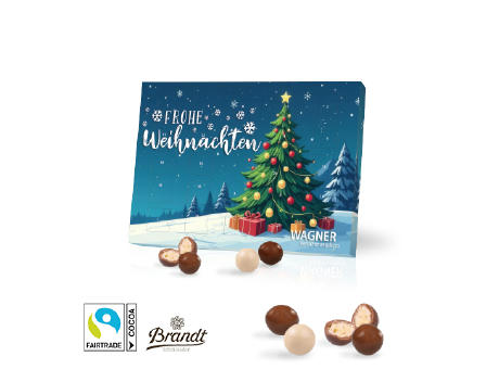 Product image Tisch-Adventskalender mit Brandt Knusperkugeln Werbeartikel