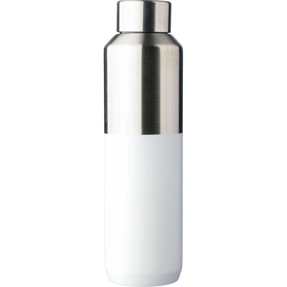 Recycelte doppelwandige Trinkflasche aus Edelstahl (600 ml) Esen Werbeartikel