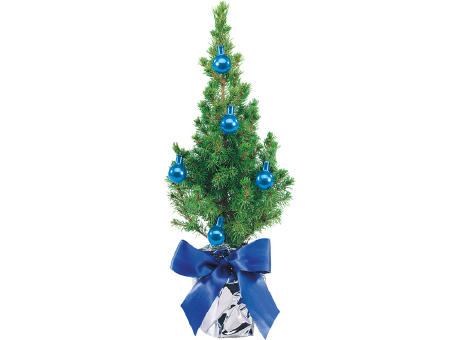 Festliches Bäumchen blau 20-30 cm Werbeartikel