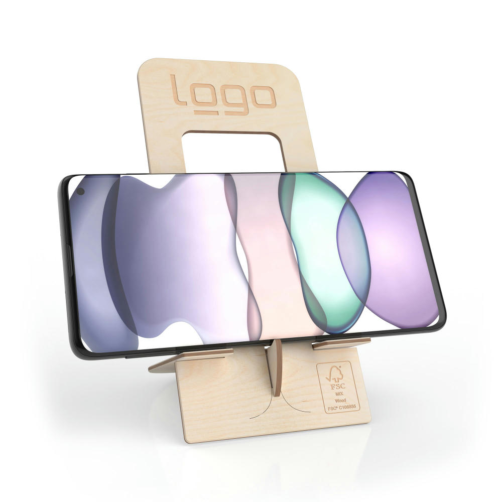 2 in 1 Handyständer flipster® (FSC® zertifiziert) Werbeartikel