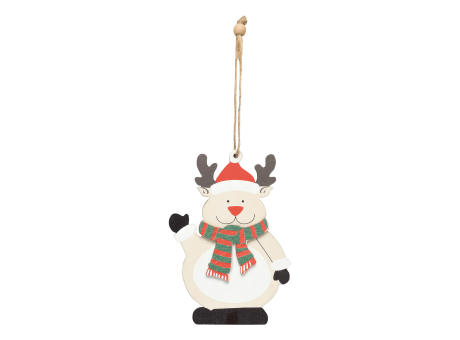 Product image WOODEN SNOWI - Geschenk- / Baumanhänger Werbeartikel