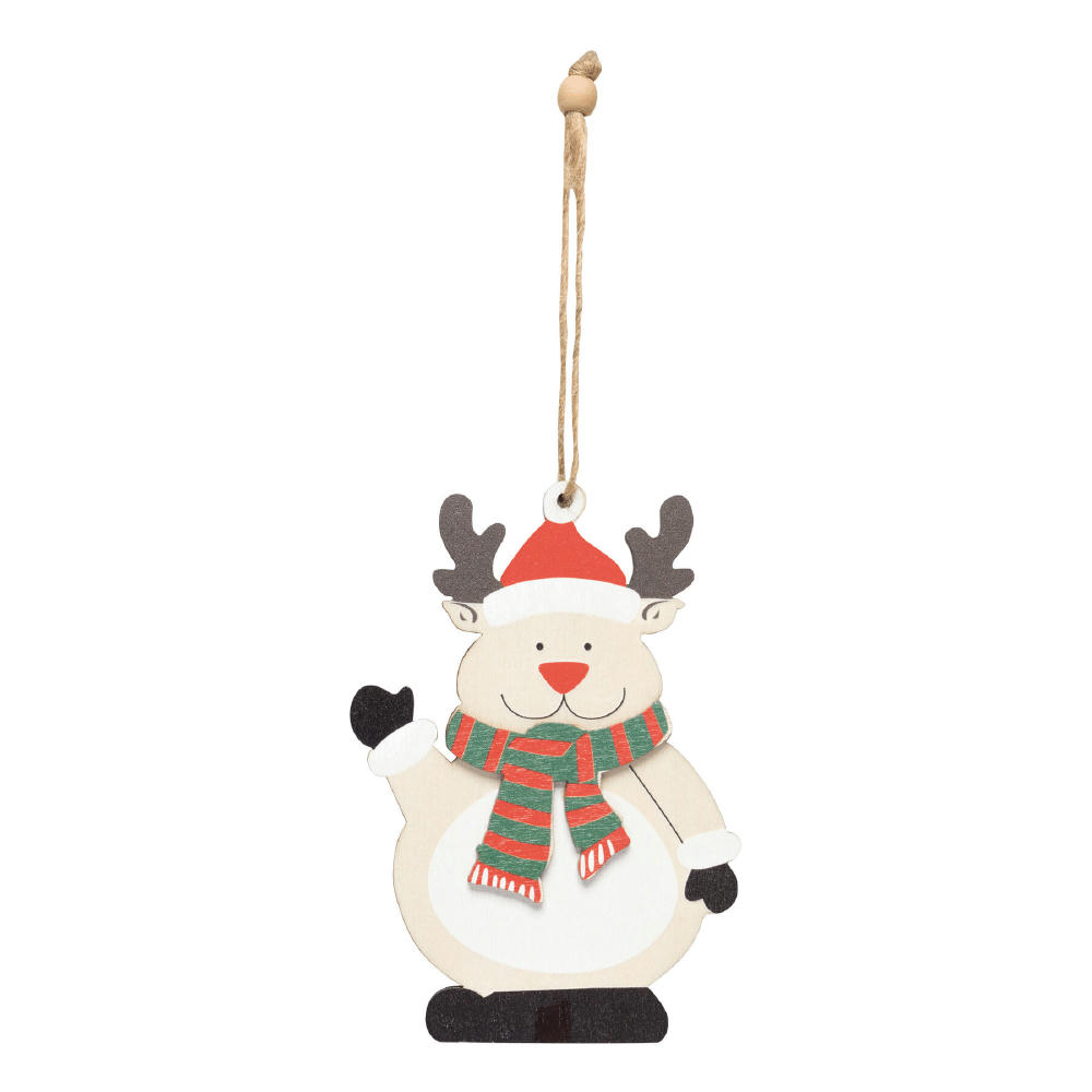 Product image WOODEN SNOWI - Geschenk- / Baumanhänger Werbeartikel