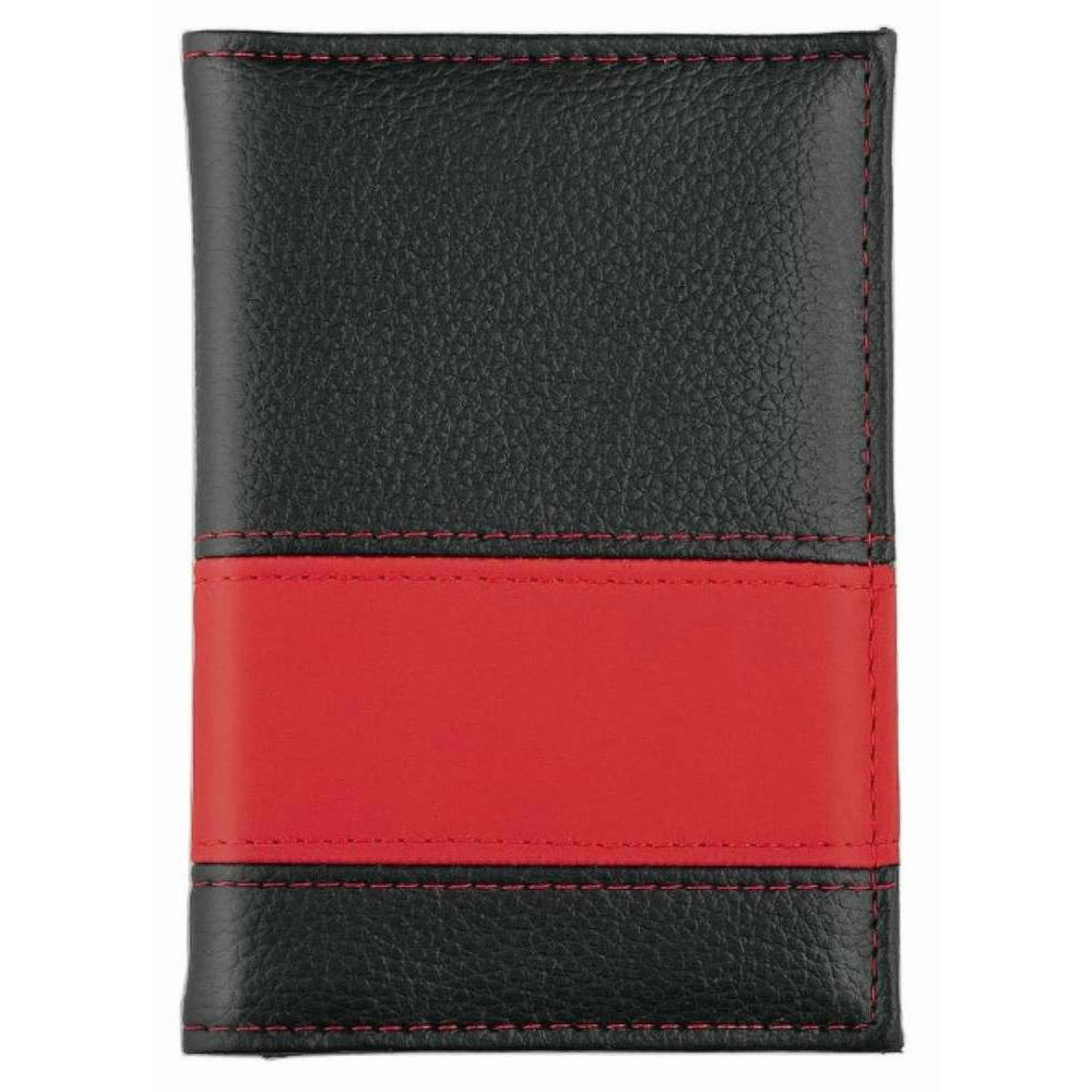 Product image CreativDesign® Ausweistasche "LookPlus" schwarz/rot Werbeartikel