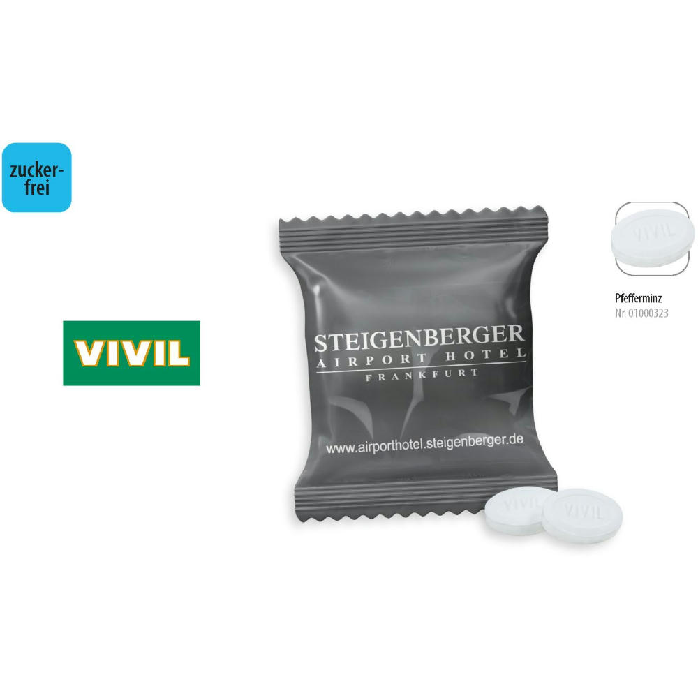 Product image VIVIL Extra Strong zuckerfrei 2 Stück Werbetüte, 2 Stück, Inhalt: VIVIL Extra Strong, zuckerfrei Werbeartikel