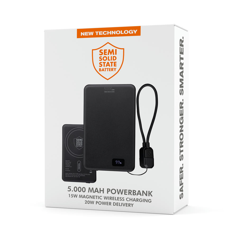 Magnetische 15W Wireless Powerbank REEVES-WATTRON PRO X ALU Werbeartikel