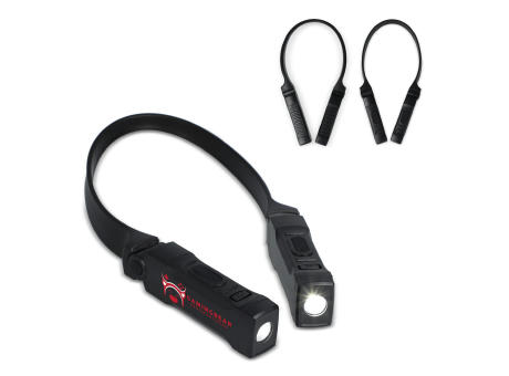 Wiederaufladbare, freihändige Nackentaschenlampe Werbeartikel