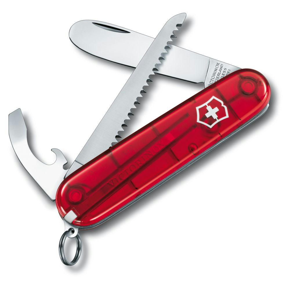 Product image My First Victorinox rot-transparent Werbemittel mit Logo Gravur