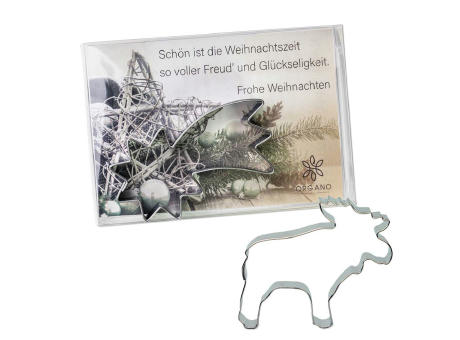 Product image Backförmchen in der Box - Winter - Elch Werbeartikel