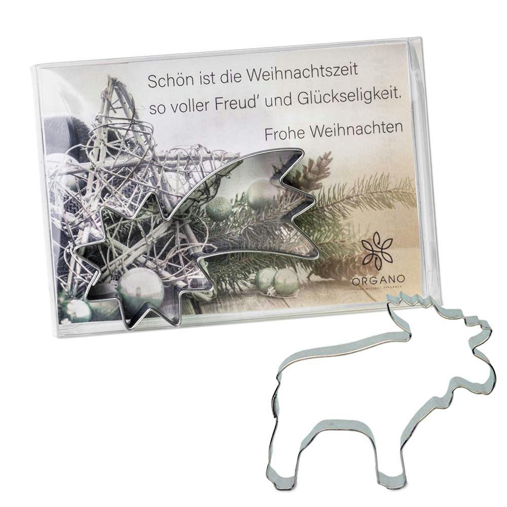 Product image Backförmchen in der Box - Winter - Elch Werbeartikel