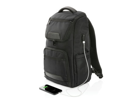 Swiss Peak AWARE™ RPET Voyager 15.6" Laptop Rucksack bedrucken