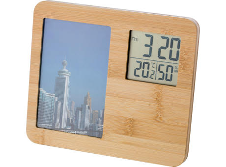 Wetterstation aus Bambus Colton Werbeartikel