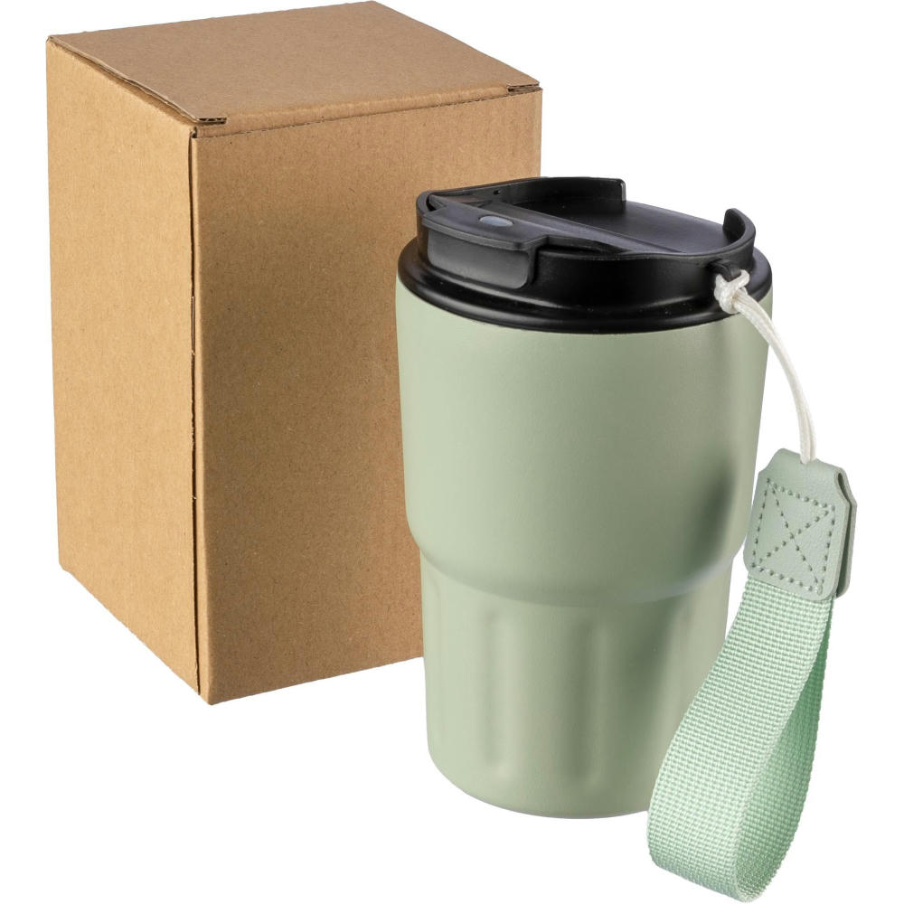 Doppelwandiger Becher aus Edelstahl Louisa Werbeartikel