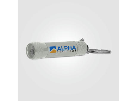 Product image Chroma Softy Monochrome Metallic 3 LED-Taschenlampe mit Schlüsselanhänger bedrucken