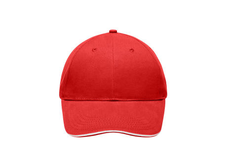 Light Brushed Sandwich Cap - Hochwertige, leichte und weiche 6 Panel Cap Werbeartikel