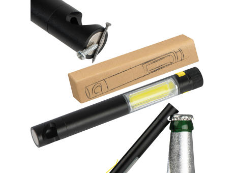 Product image COB Taschenlampe mit Flaschenöffner Werbeartikel