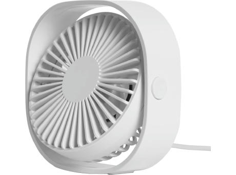 BREEZE Tischventilator mit USB- Anschluss Werbeartikel