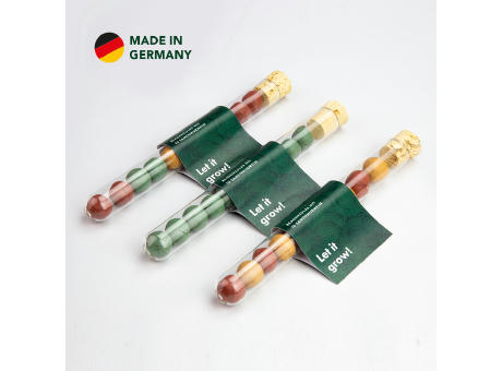Product image Reagenzglas mit Samenmurmeln Werbeartikel