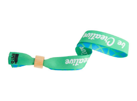 Individuelles RPET Festival-Armband SuboWrist Eco bedrucken