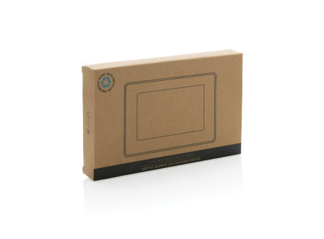 Utah LED-Uhr aus RCS rKunststoff & Bambus Werbeartikel