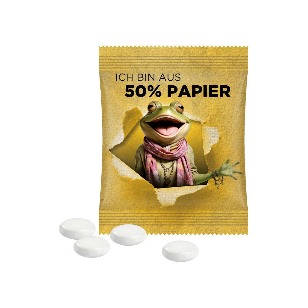 Minitüte 15 g Trolli Fruchtgummi Weihnachtsmischung Werbeartikel
