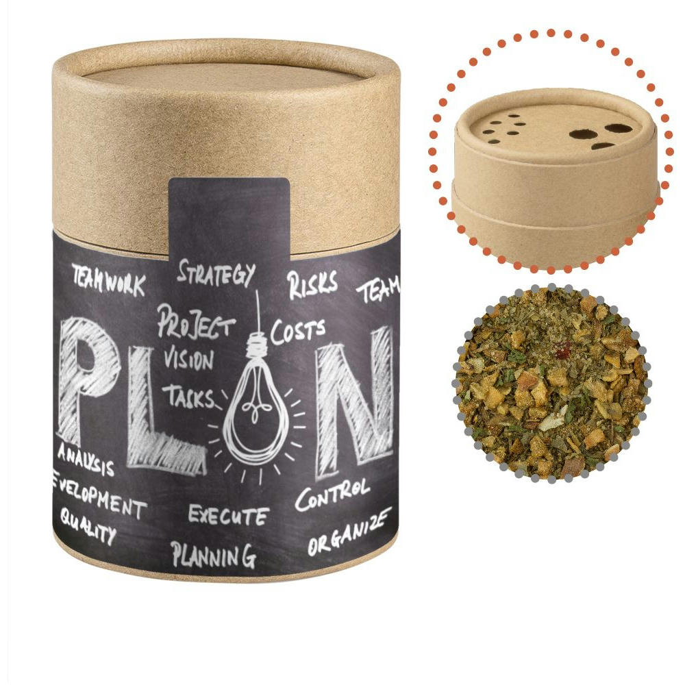 Product image Gewürzmischung Rühreigewürz, ca. 75g, Kraftpapierstreuer Midi Werbeartikel