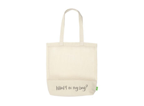 Natura Organic Mesh Shopper (180 g/m²) Einkaufstasche bedrucken