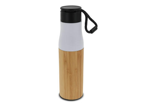 Product image Isolierflasche Bambus mit Trageschlaufe 500ml Werbeartikel