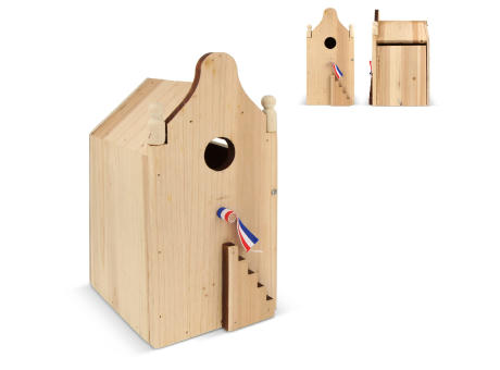 Vogelhaus aus Holz  Werbeartikel