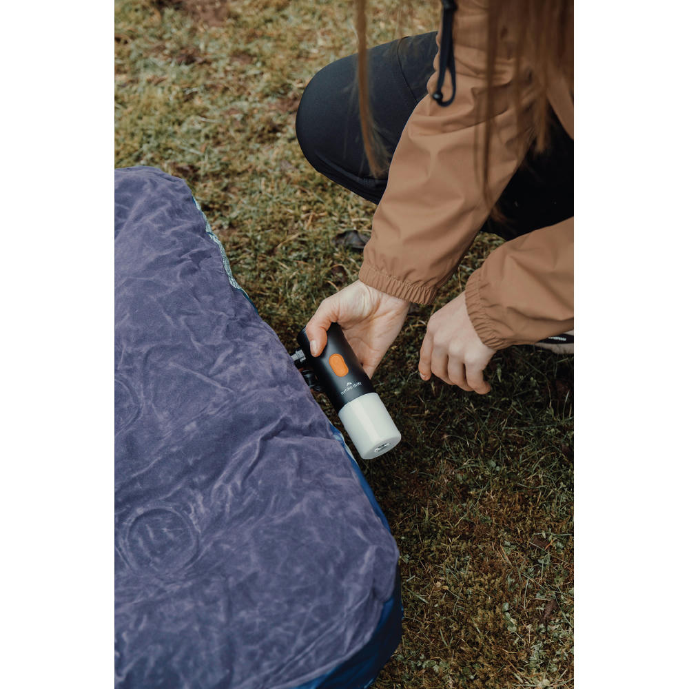 Nordic Drift Titan 2-in-1-Luftpumpe und Campinglampe Werbeartikel