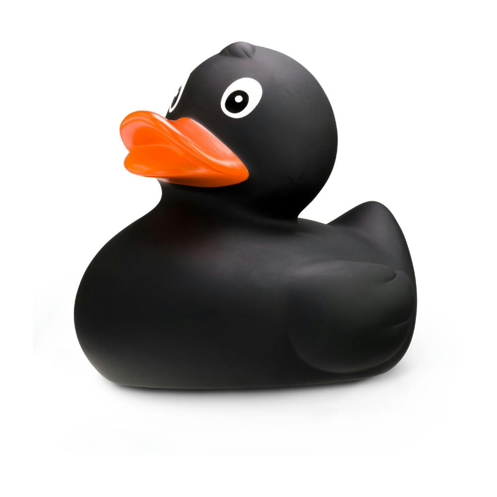 Product image Werbeente Blacky XXL, ca. 30 cm Werbeartikel