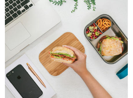 Black+Blum Stainless Steel Sandwich Box groß Werbeartikel